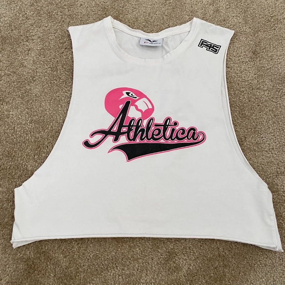 F45 Training Cropped Muscle Tank - ATHLETICA
